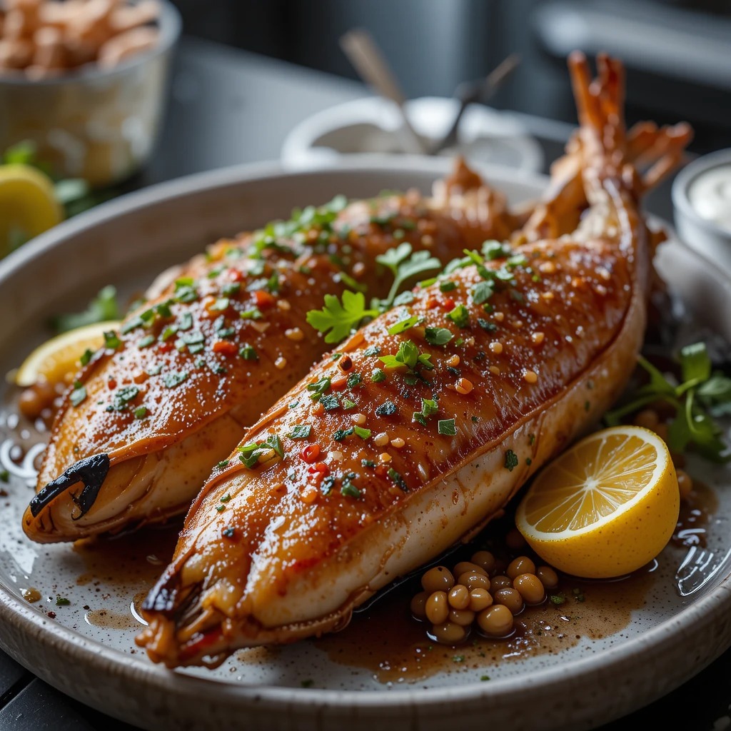 Seafood dish