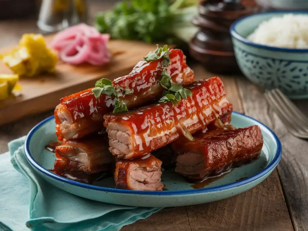 Filipino-Style Smoked Pork Belly Burnt Ends