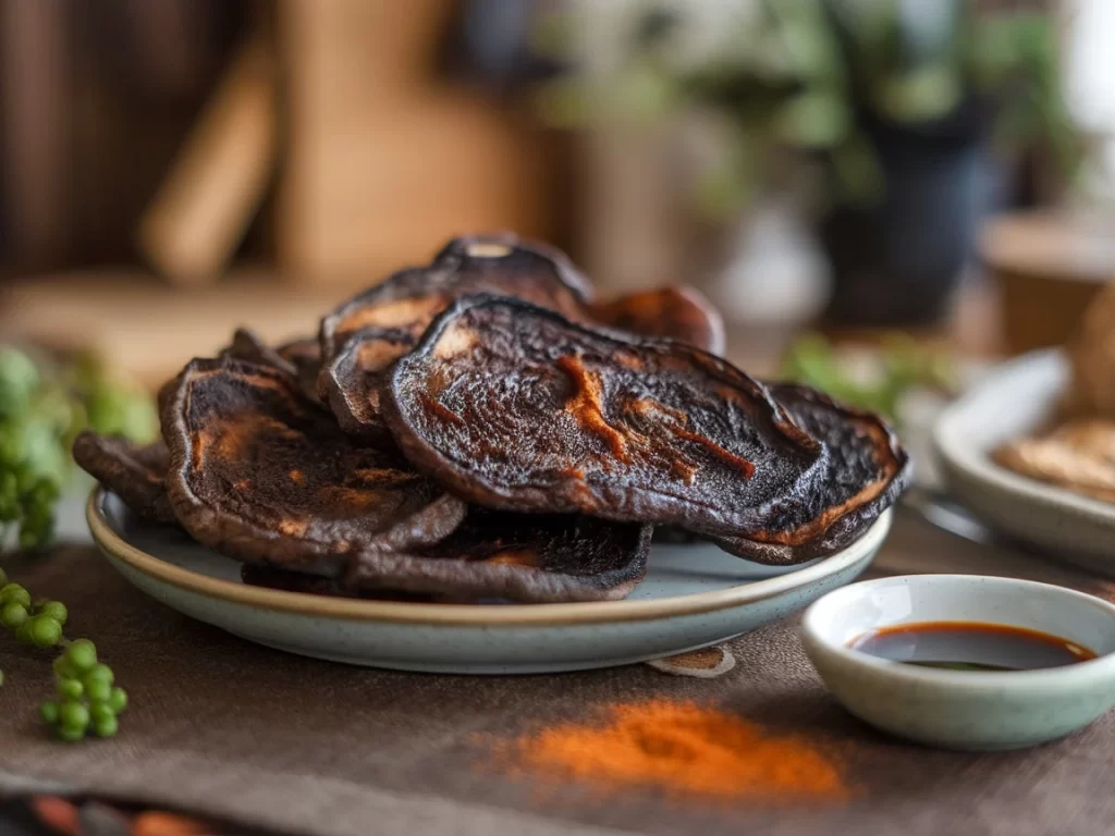 Homemade Smoked Mushrooms Jerky Recipe