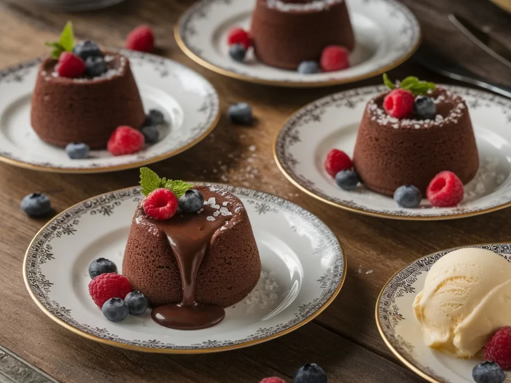 Decadent Smoked Chocolate Lava Cakes