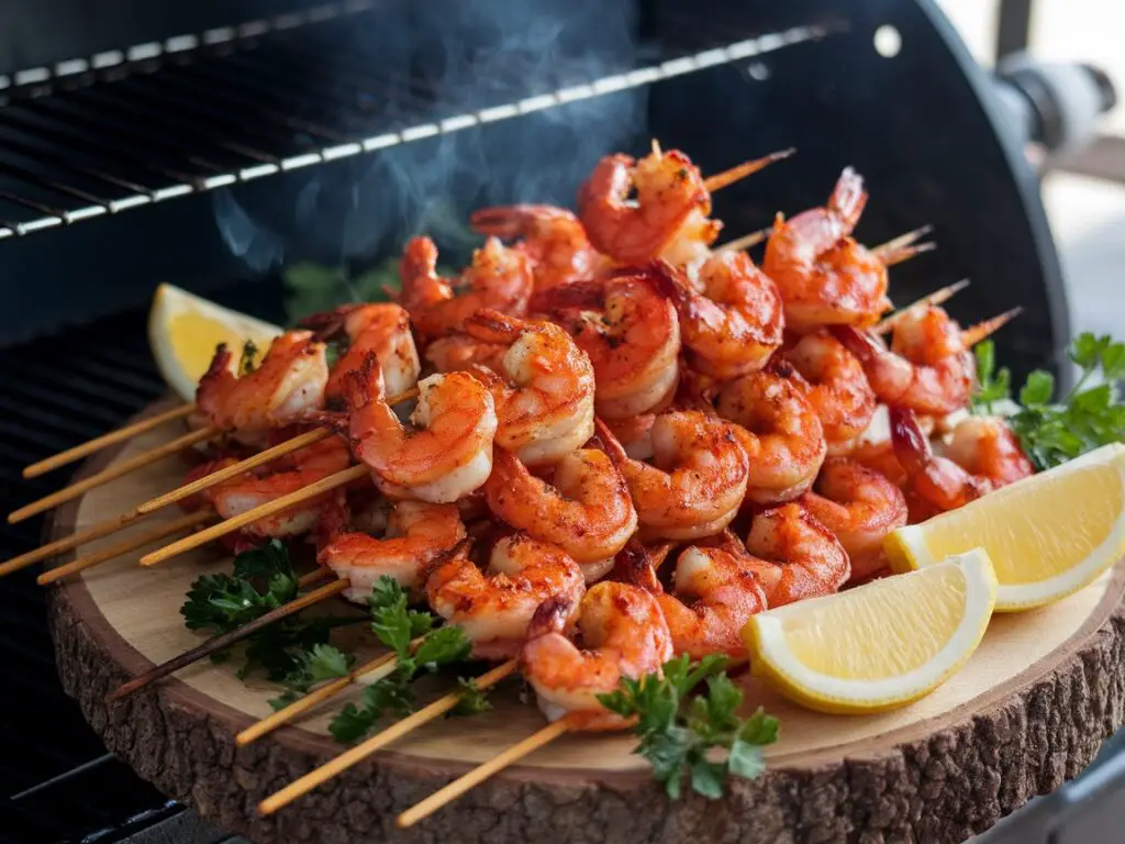 Zesty Smoked Cajun Shrimp Skewers
