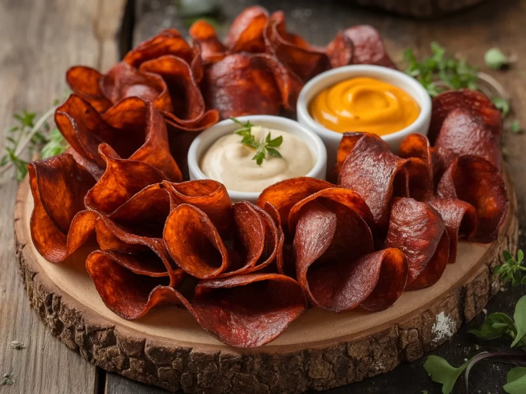 Crispy Smoked Pepperoni Chips Recipe