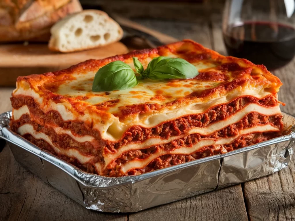 Ultimate Smoked Lasagna with Rich Meat Sauce